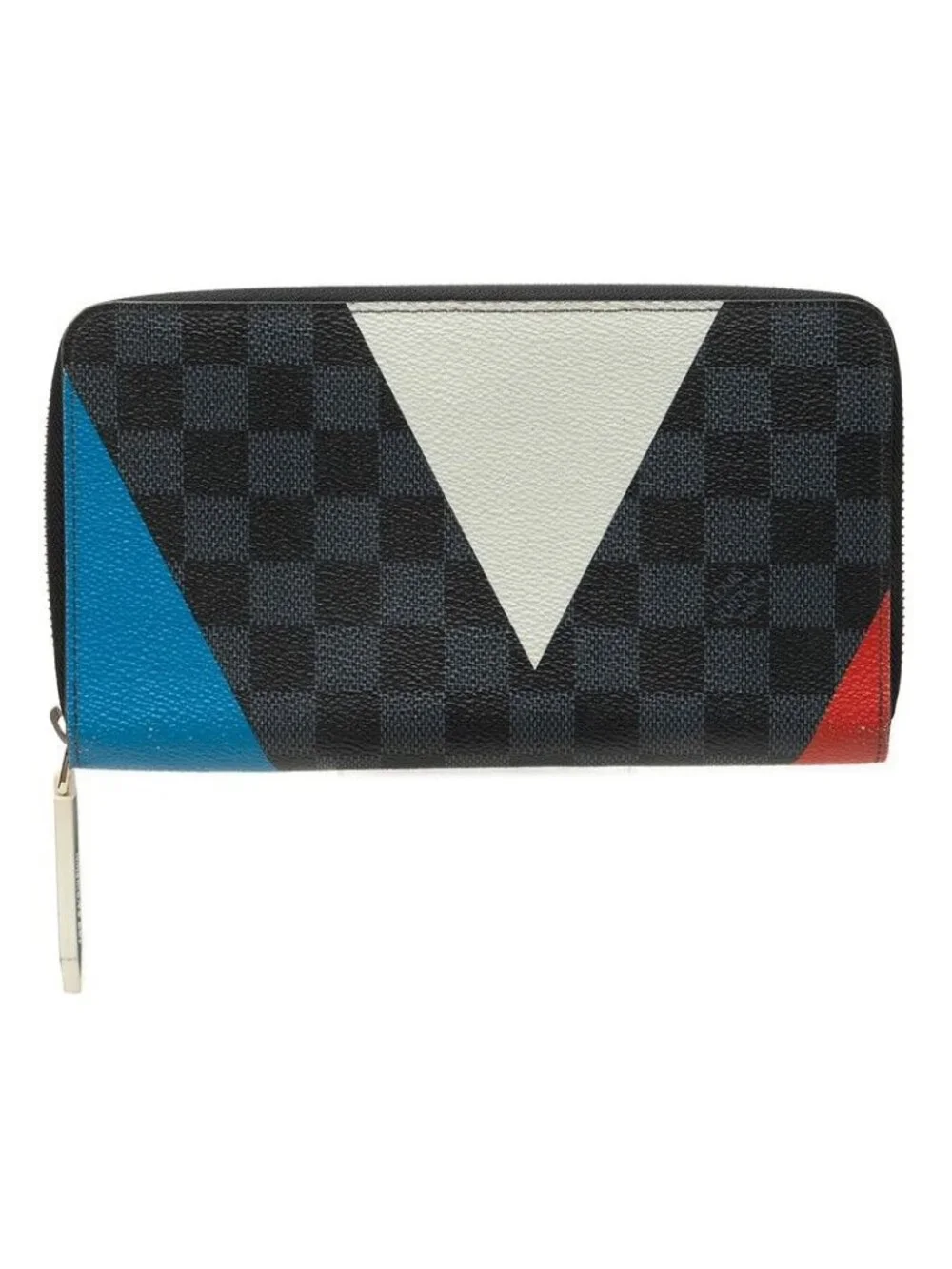 Louis Vuitton Damier Edge Coat Luto Zippy Organizer Americas Cup Wallet Black